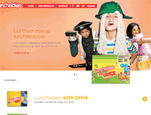 Tablet Screenshot of lunchablesparents.com